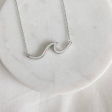 Load image into Gallery viewer, White Opal Wave Necklace
